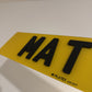 4D Matte Premium UK Number Plates