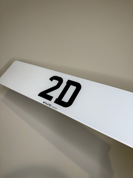 2D Premium UK Number Plates