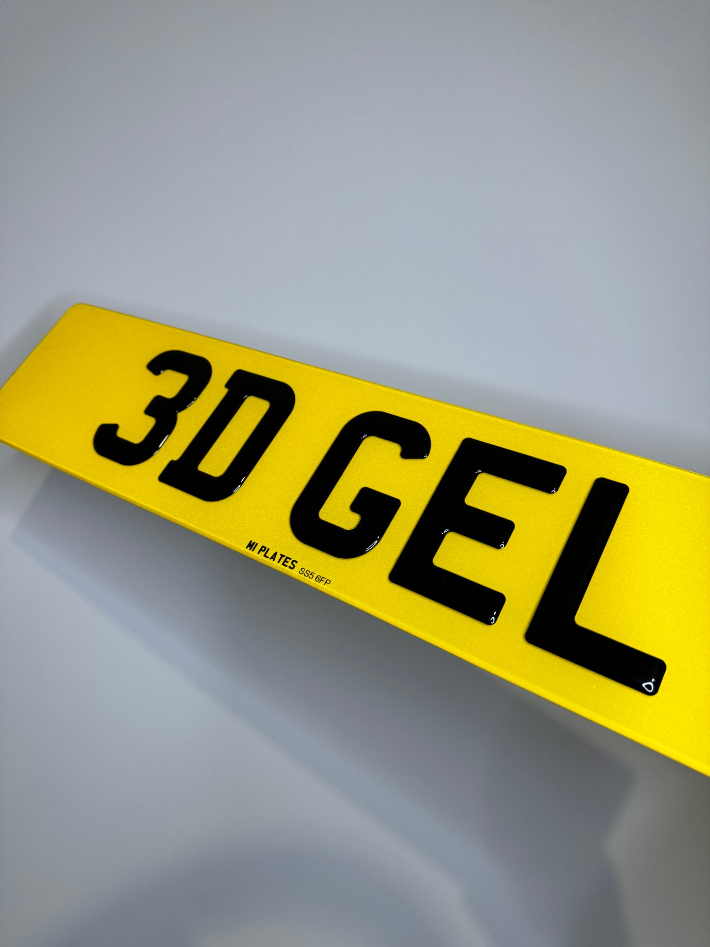 3D Gel Premium UK Number Plates